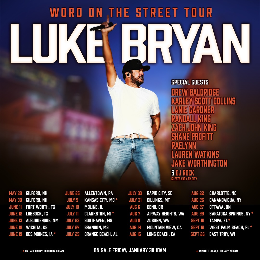 Lanie Gardner Word On The Street Tour Poster 2026